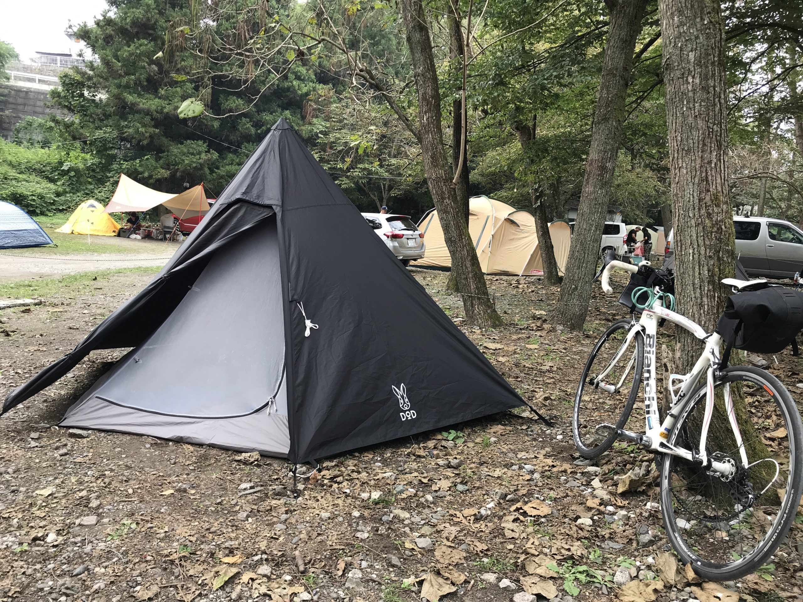 自転車で行けるキャンプ場 川崎近辺