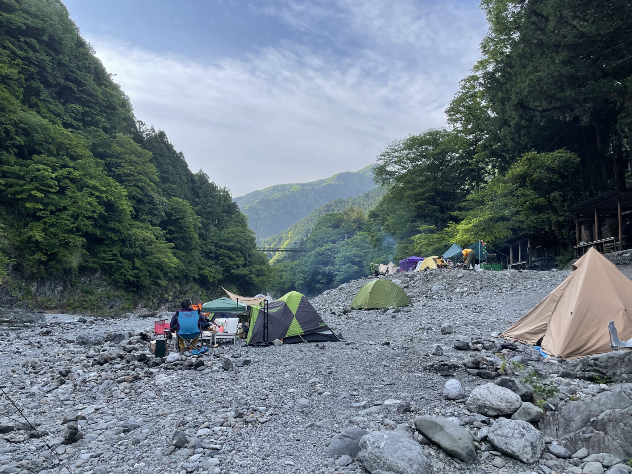 自転車 キャンプ 場